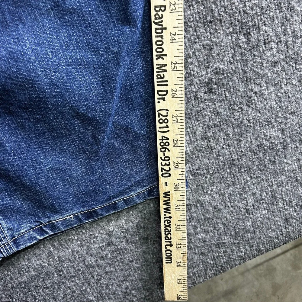 Lee Carpenter Jeans Mens Size 40x30 Blue Loose Fit Denim Utility Workwear Pant